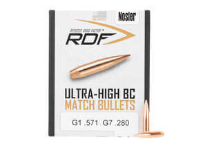 Nosler 6mm Reduced Drag Factor Bullets 105 grain feature a boat tail hollow point design
